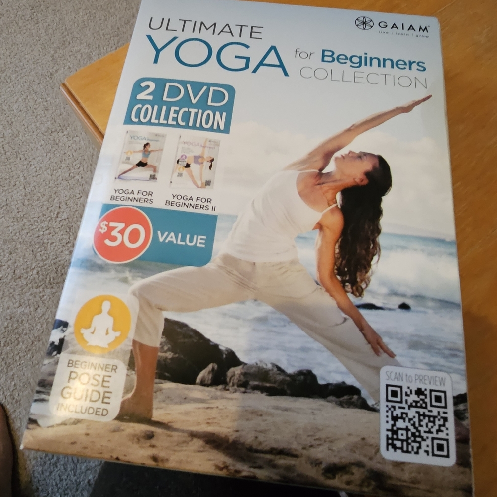 Gaiam beginners yoga dvd 2 pack